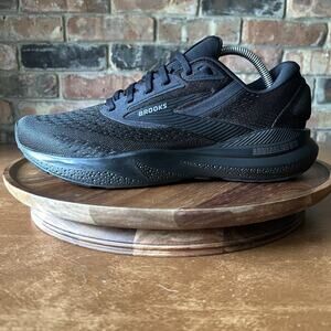 Brooks Adrenaline GTS 24 Supportive Mens 9.5 Black Road Running Shoes Sneakers